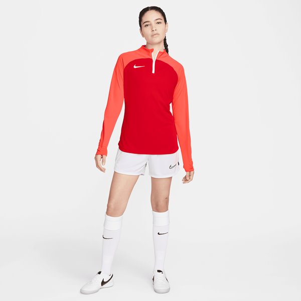 Nike Womens Academy Pro 22 Drill Top Uni Red/Bright Crimson